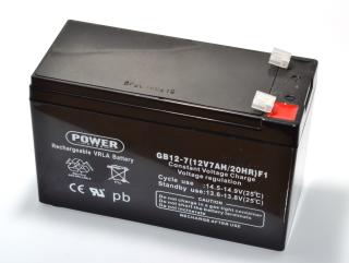 Power Plus AGM-akku 12V 7Ah