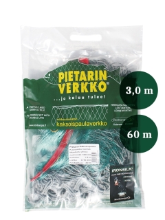 Pietarin Ironsilk monikuituverkko 55 mm x 3,0 m x 0,16 mm x 60m  