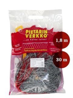 Pietarin verkko 45mm x 1,8m x 0,17mm x 30m punainen