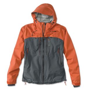 Orvis Ultralight Wading Jacket kahluutakki Orange / Ash