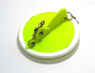 Chartreuse/White