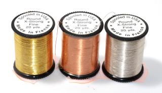 Lagartun Varnished Metallic Round Tinsel Fine X-Strong